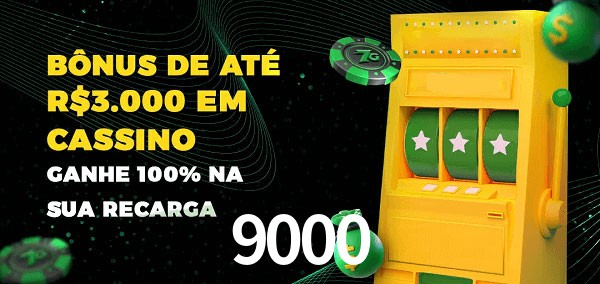 9000 melhor bônus de depósito
